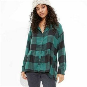 AE oversized babydoll flannel